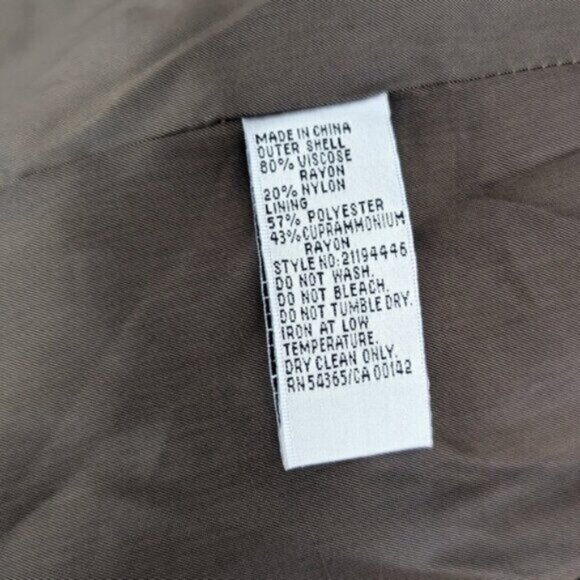 Gold metallic floral paisley Bianca Nygard open jacket - Picture 8 of 8